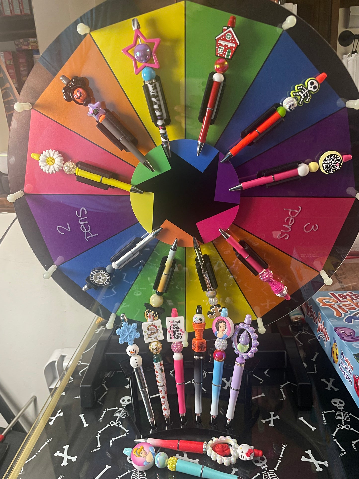 Spin the Wheel Game Win 1, 2, or 3 pens! (Live Game Only)