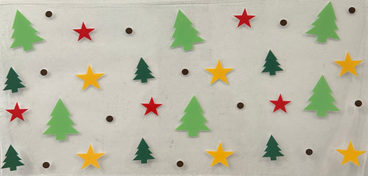 Christmas Tree and Stars Cup Wrap