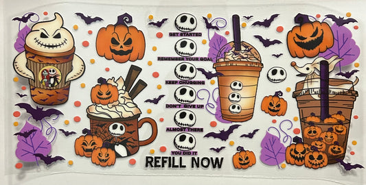 Nightmare Before Christmas Coffee Cup Wrap