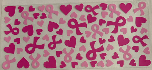 Pink Ribbon Cup Wrap