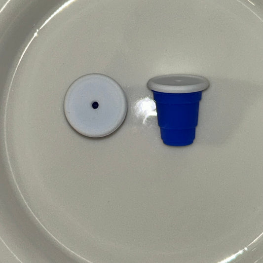 3D Blue Solo Cup Focal Bead