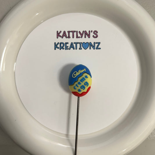 3D Cadbury Creme Egg Focal Bead