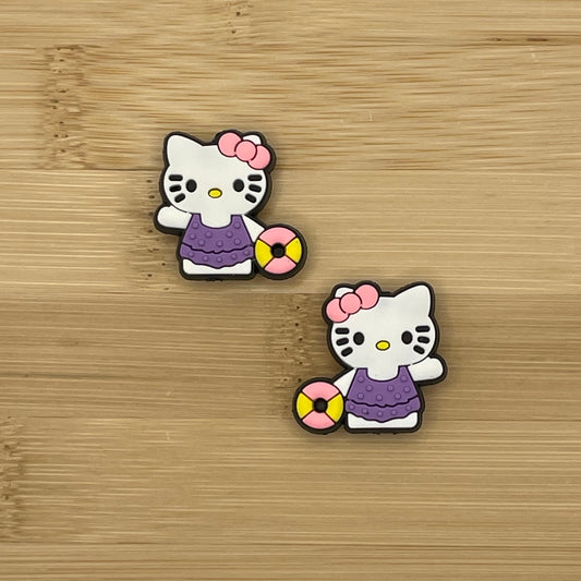 Purple Bathing Suit Hello Kitty Focal Bead