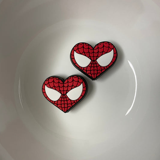 Spider-Man Heart Focal Bead