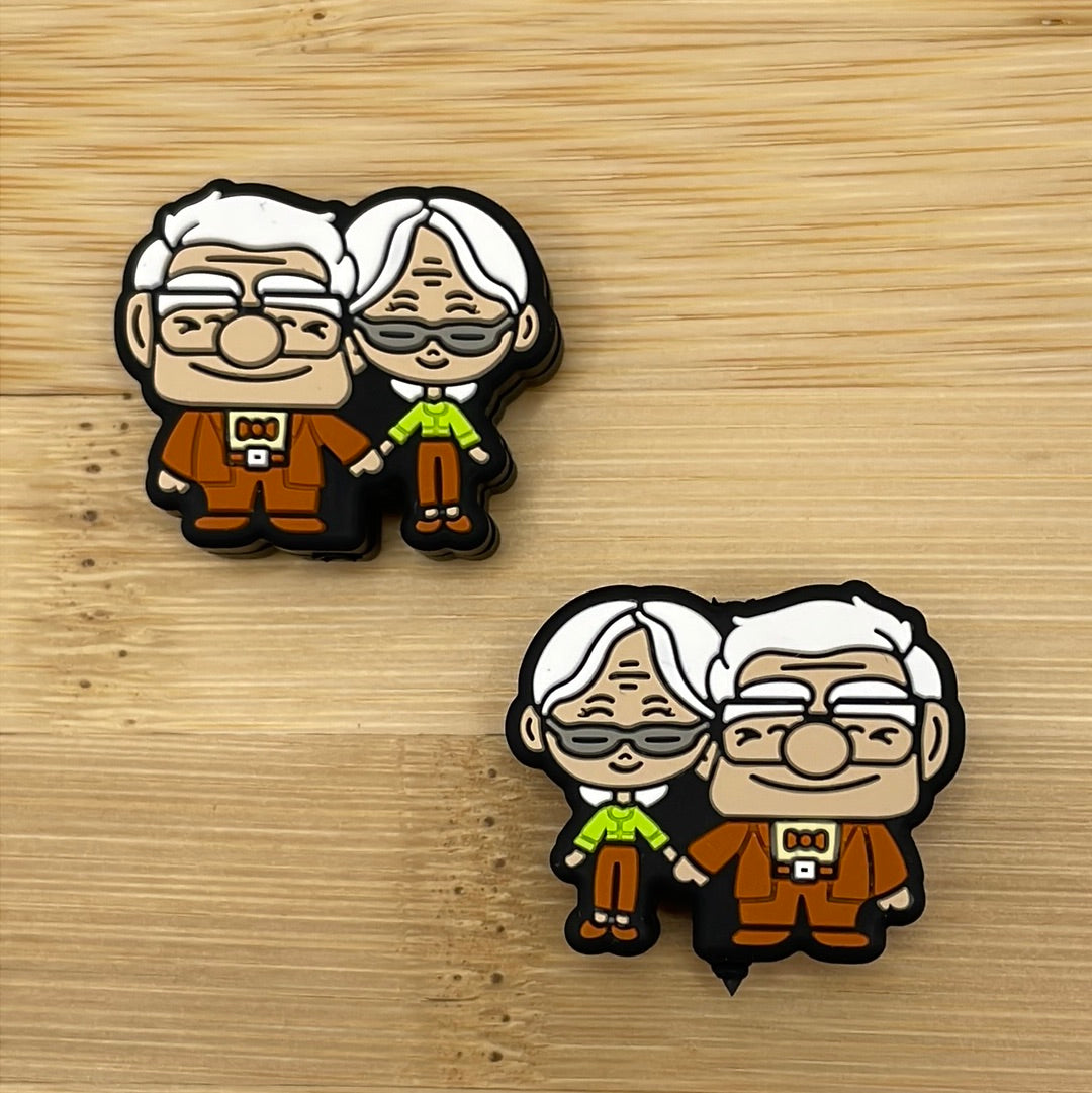 Up Old Couple Focal Bead