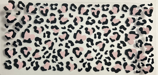Heart Cheetah Cup Wrap