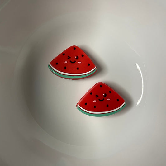 Winking Watermelon Focal Bead