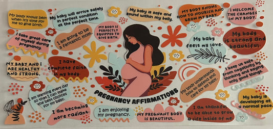 Pregnancy Affirmations Cup Wrap