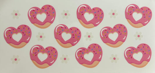 Heart Sprinkle Donut Cup Wrap
