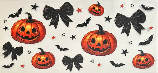 Pumpkins & Bows Cup Wrap