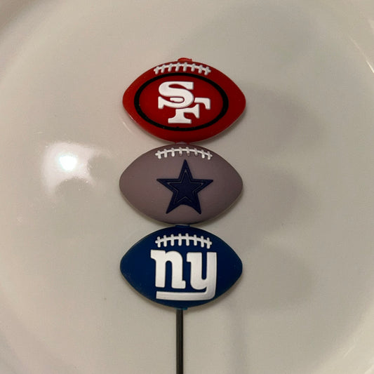 3D Football Focal Beads