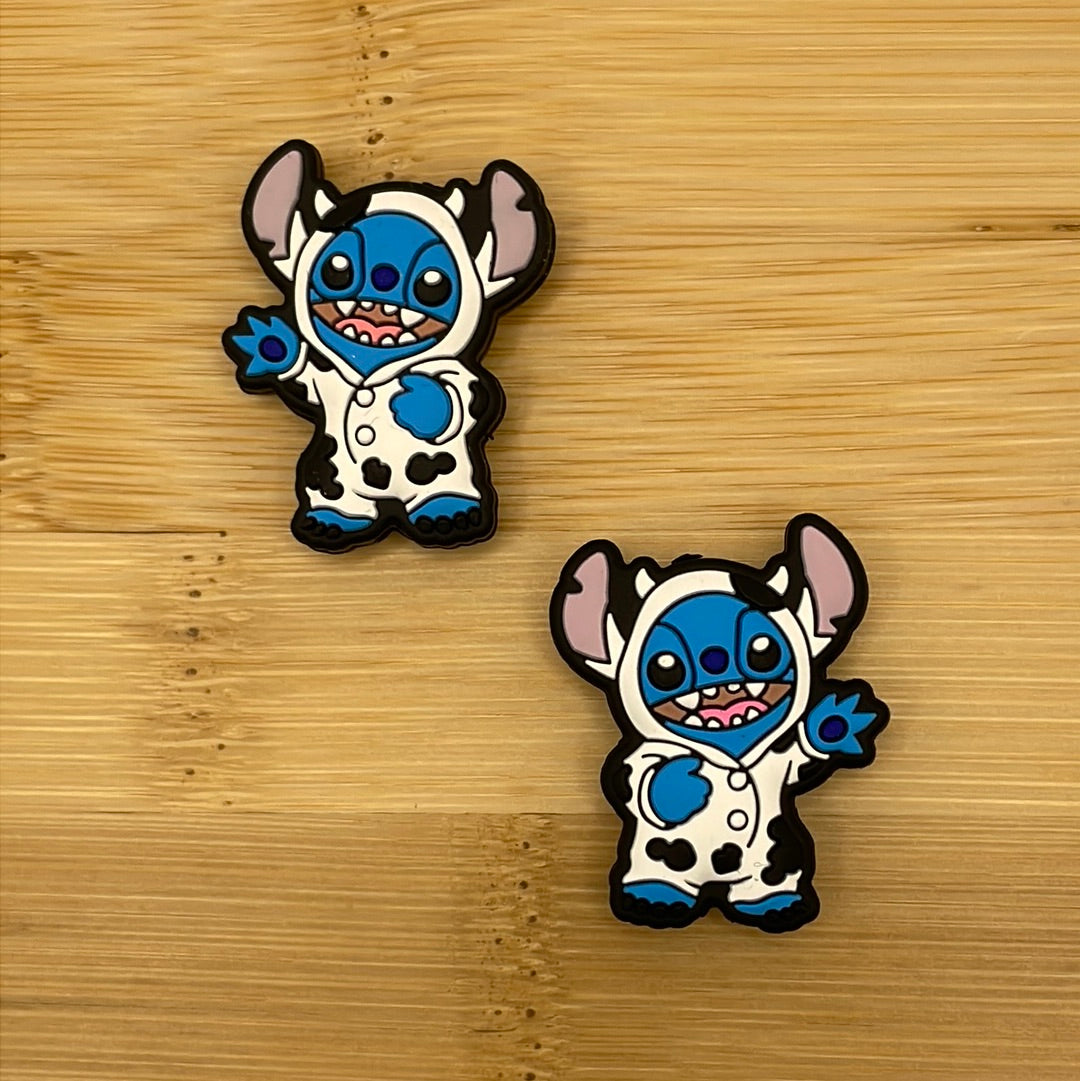 Stitch Cow Pajamas Focal Bead