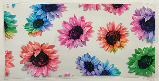 Rainbow Sunflower Cup Wrap