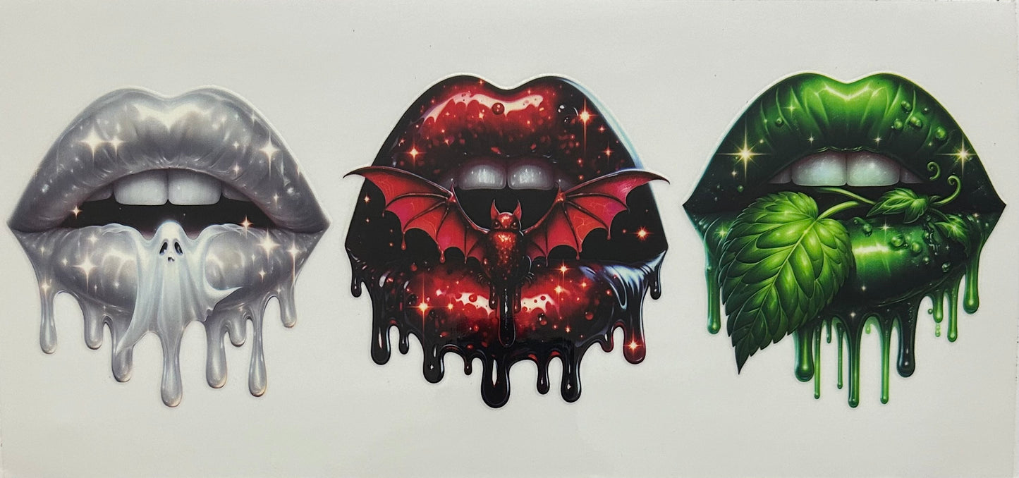 Halloween Lips Cup Wraps
