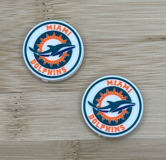 Miami Dolphins Football Focal Bead