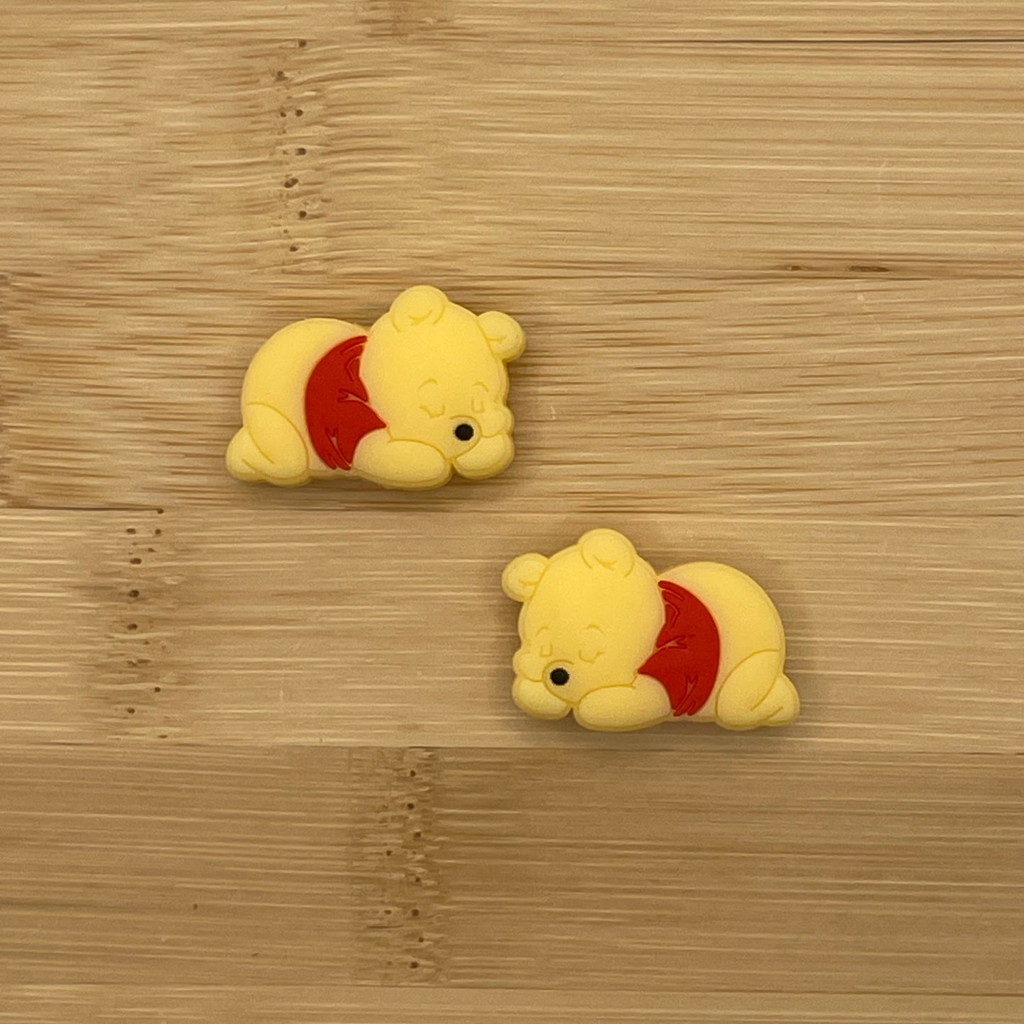Baby Pooh Bear Sleeping Focal Bead
