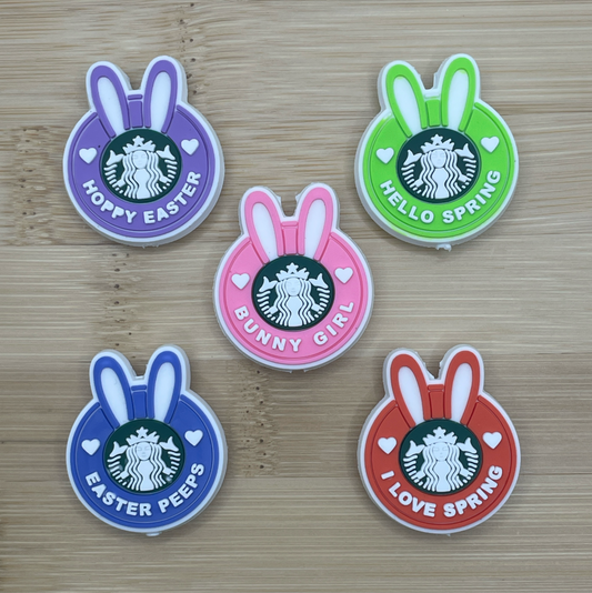 Bunny Starbucks Focal Bead