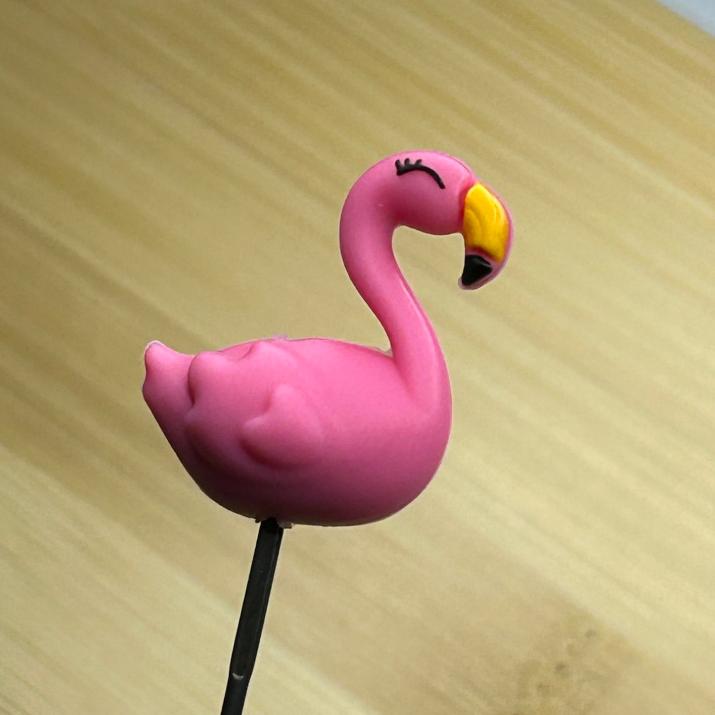 3D Flamingo Focal Bead