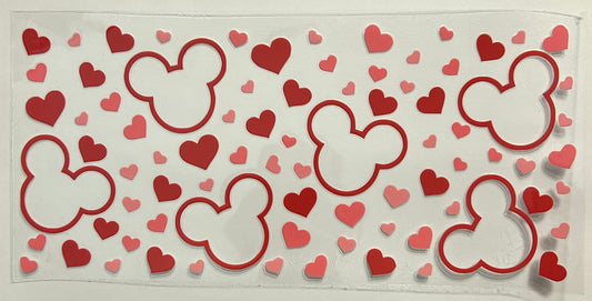 Hearts Mickey Cup Wrap