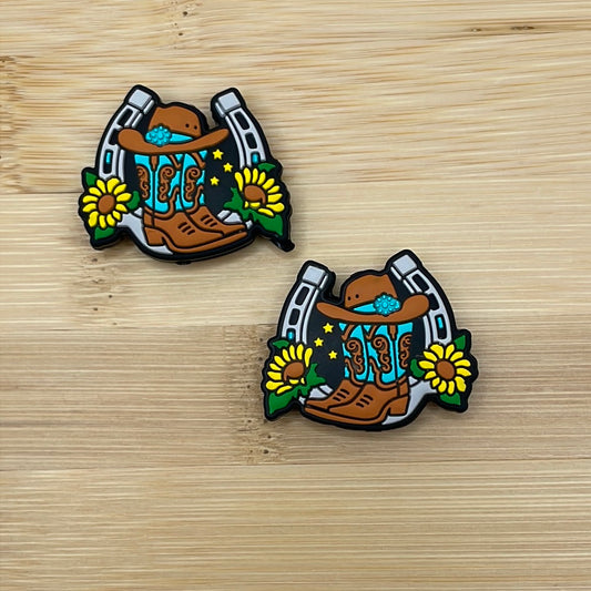 Horseshoe, Boots & Hat Focal Bead