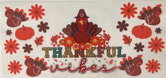 Thankful Vibes Cup Wrap