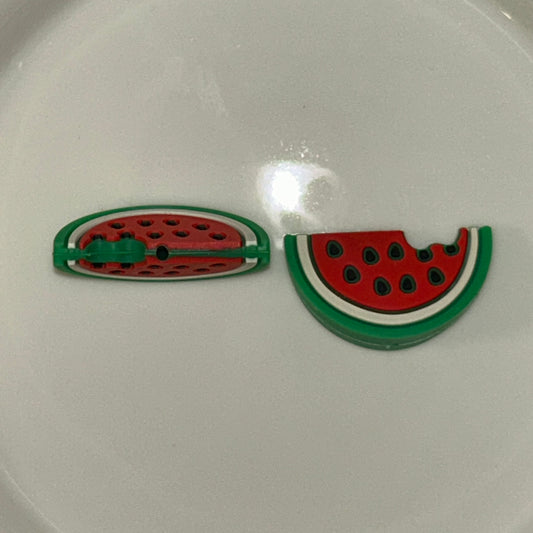 3D Watermelon Slice Focal Bead