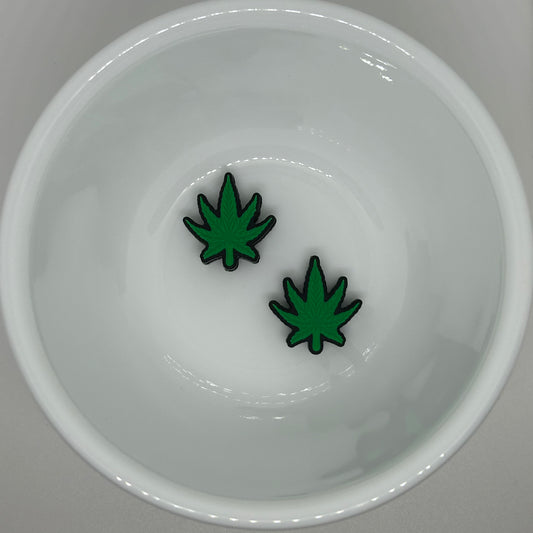 Pot Leaf Focal Bead
