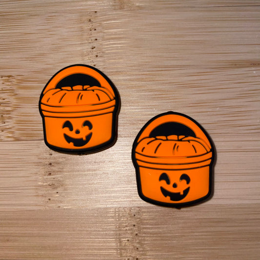 Pumpkin Bucket Focal Bead