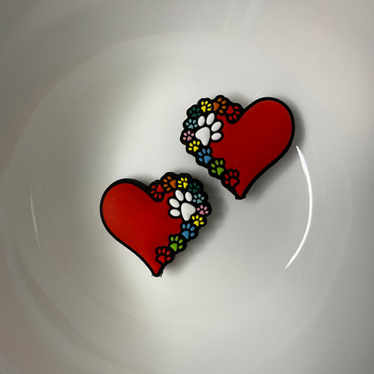 Pet Foot Print Heart