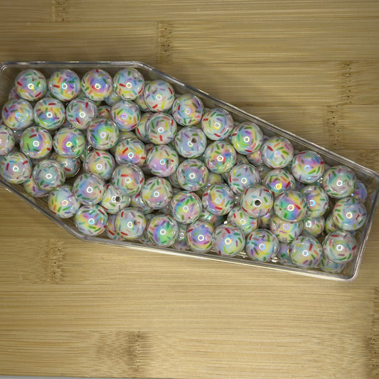 Sprinkle Uv Acrylic 16mm Beads