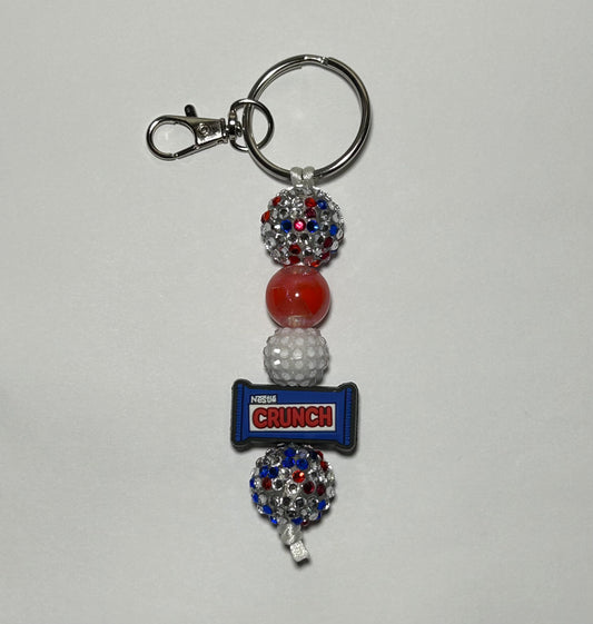 Crunch Bar Candy Keychain