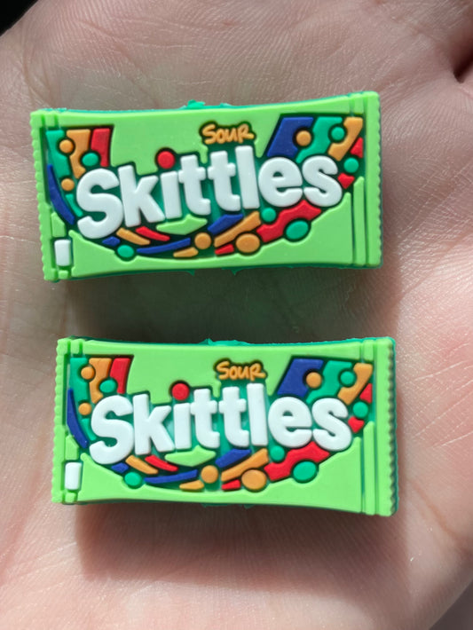 Sour Skittles Candy Focal Bead