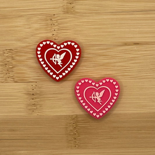 Cupid Heart Focal Bead