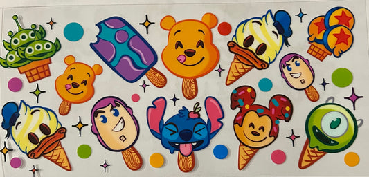 Disney Ice Cream Cup Wrap