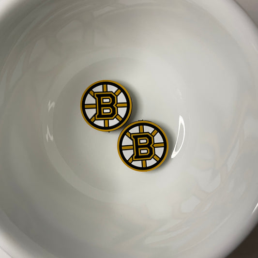 Boston Bruins Hockey Focal Bead