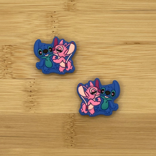 Stitch and Angel Kissing Focal Bead