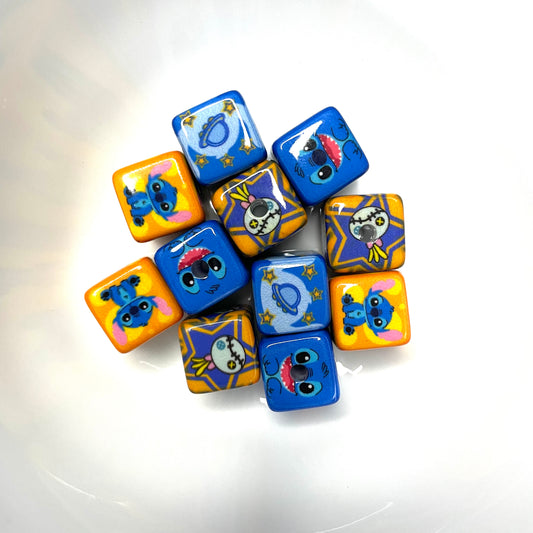 Stitch Acrylic Bead Mixed Pack