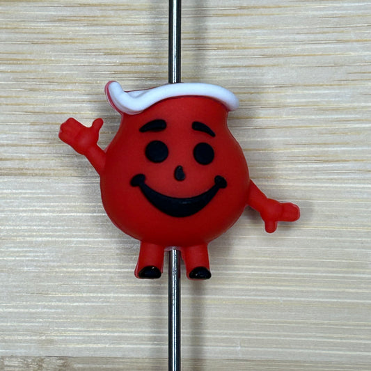 3D Kool Aid Man Focal Bead