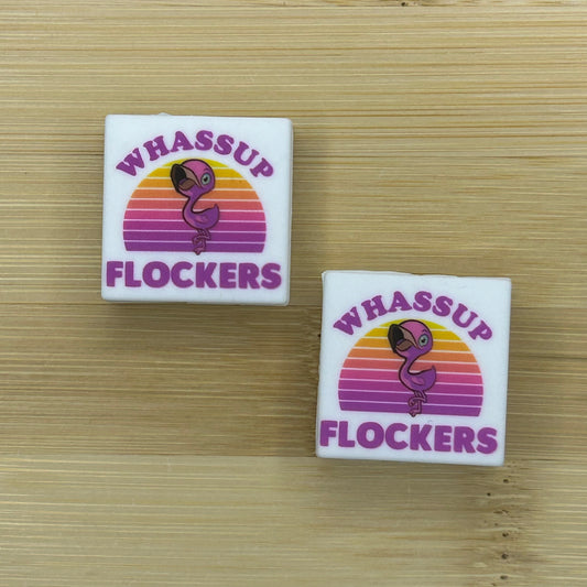 Whassup Flockers Focal Bead